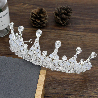 Elegant Tiara Crowns Hair Jewelry